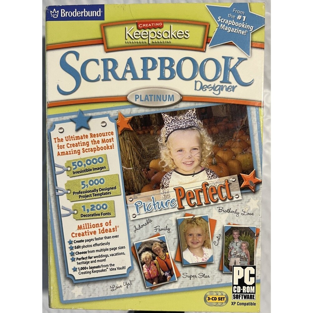 Creating Keepsakes Scrapbook Designer Platinum [Windows CD-ROM, 705381100904]